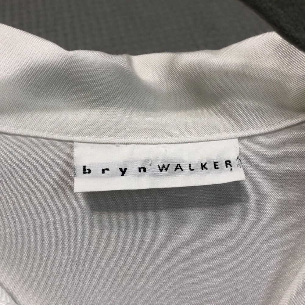 Bryn Walker Button Down Tunic Womens Small White Lyocell Coastal Lagenlook USA - Picture 5 of 15